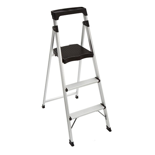 3-Step Aluminum Ultra-Light Step Stool Ladder with 225 lb. Load Capacity, only $14.9