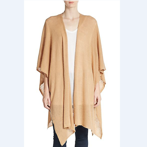 Saks Off 5th: Portolano Mixed-Knit Wrap Sweater, $49.99+Free Shipping with Code