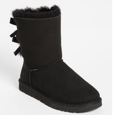 Nordstrom 現有UGG® Australia 'Bailey Bow' 蝴蝶結毛領雪地靴熱賣（3色可選），僅售$159.89
