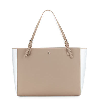 Nordstrom: Tory Burch 'York' Colorblock Buckle Tote, $197.65+Free Shipping