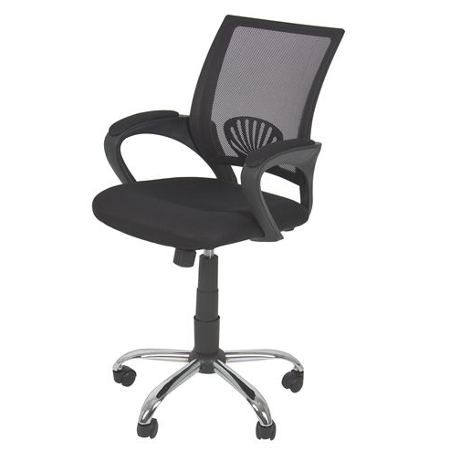 eBay.com: 现有Best Choice Products直销黑色中背可调节办公室椅，仅售$54.95