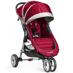 Baby Jogger City Mini Stroller In Crimson, Gray Frame, BJ11436 $199.99