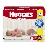 Huggies Snug & Dry 1號紙尿布，Size 1，112片 $18.02