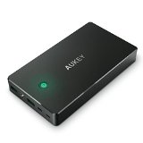 [New Release: Lightning + MicroUSB Inputs]Aukey 20000mAh Portable Charger External Battery Power Bank $16.99