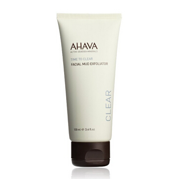 AHAVA Time to Clear Facial Mud Exfoliator, 3.4 fl. oz.  $19.25