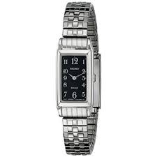 Seiko Women's SUP241 Expansion Silver-Tone Watch  $55.95