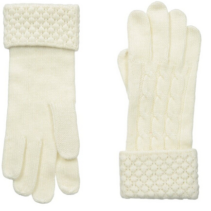 Phenix Cashmere Women's Cashmere-Blend Knit Gloves  $13.23