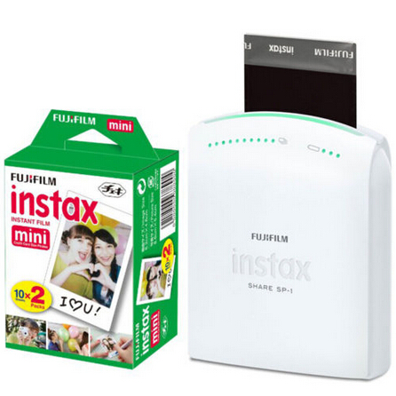 哄女友神器！Fujifilm Instax SP-1最新即拍即打印神器+20张相纸   特价仅售$149.00