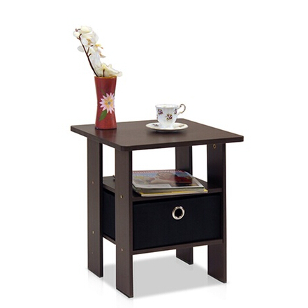 Furinno End Table With Bin Drawer  $25.99