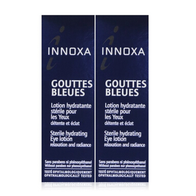2 Bottles Innoxa French Blue Gouttes Bleues Eye Lite Drops Eye Lotion $19.75