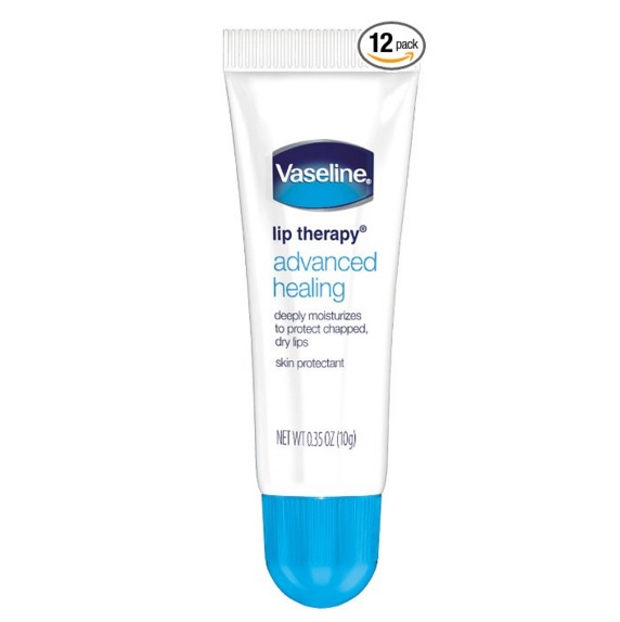 Vaseline Lip Therapy Advanced Healing 0.35 oz (Pack of 12) , only $10.71  after clipping coupon