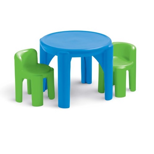 Little Tikes Bright 'n Bold儿童专用桌椅3件套，原价$51.99，现仅售$35.70