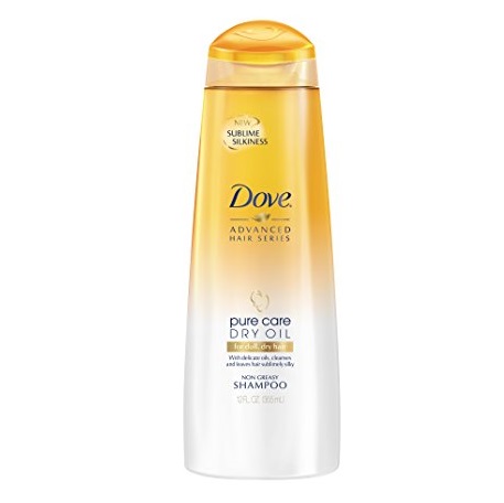  Dove多芬 Pure Care Dry Oil 洗发香波，12 oz，原价$5.59，现点击coupon后仅售$2.79，免运费