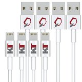 Kash Technology KT-4-Pack-VE [Apple MFI Certified] 3' iPhone 5 & 6 Charging Cable $9.39 FREE Shipping on orders over $49