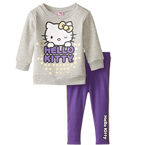 Hello Kitty 凯蒂猫 小女童两件套，原价$34.00，现仅售$7.41 