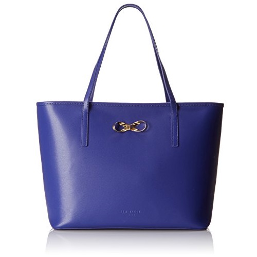 Ted Baker Bonnita Crosshatch Bow Shopper with Pouch Tote Bag, only $81.60, free shipping