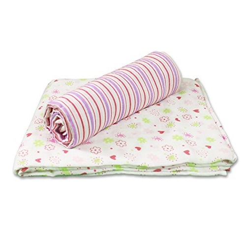 史低價！Spasilk純棉嬰兒紗布包巾，2條裝，原價$27.68，現點擊coupon后僅售 $11.19。三種顏色價格相近！