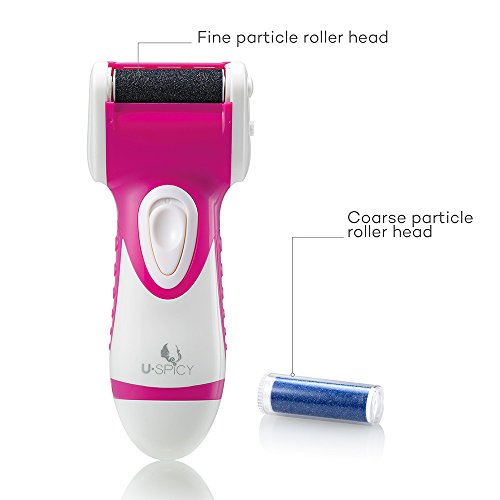 Pedicure, USpicy Callus Remover Perfect Foot File with Extra Roller Refill for DIY Foot Care, only$6.99