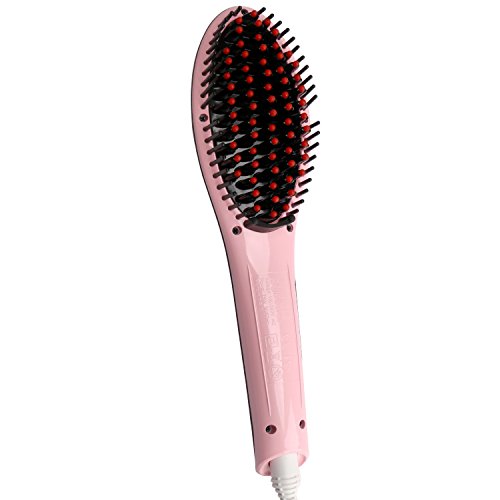 DROK Electric Heated Hair Straightener Brush, Ceramic Heating Detangler, Natural Straighten Hair Styling, Anion Moisturizing Hydrating Care, Anti-Scald Massager, Auto Shut-Off, Ergonomic Design,only$17.25, free shipping after using coupon code 