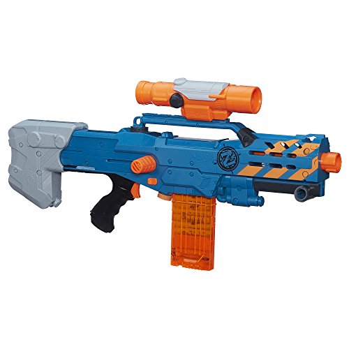 史低價！NERF Zombie Strike 殭屍來襲系列 ZED Squad Longshot CS-12 Blaster 帶瞄準鏡發射器，原價$34.99，現僅售 $18.19