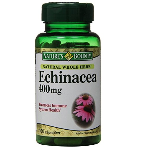 Nature's Bounty Natural Whole Herb Echinacea 400mg, 100 Capsules,o nly$1.97, free shipping after clipping coupon and using SS