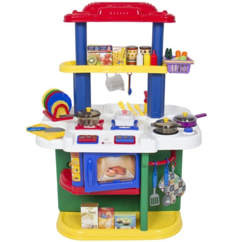 Deluxe Children儿童模拟厨房厨具套装玩具$49.95 免运费