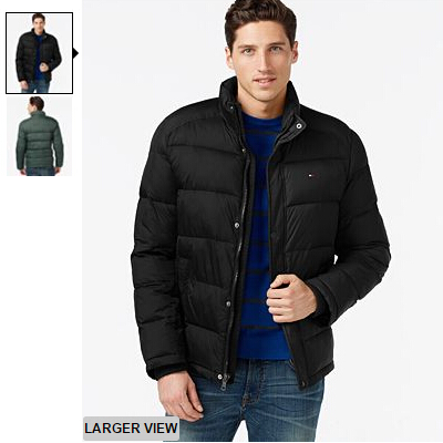  Tommy Hilfiger男士经典款保暖外套  8色可选  折后仅售$59.99
