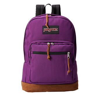 JanSport杰斯伯 Right Pack时尚双肩背包 紫色款 原价$58.00，现价$29.99