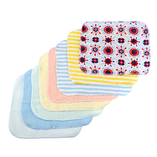 Arshiner 婴儿小毛巾，8条装，原价$12.99，现使用折扣码后仅售$4.00