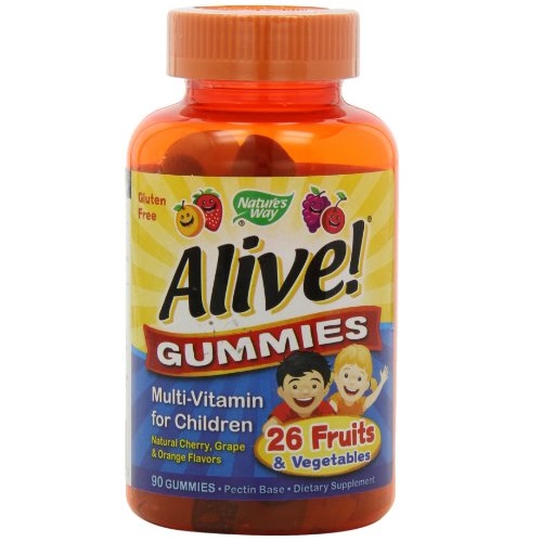 Nature's Way - Alive! Children's Multi-Vitamin Gummies - 90 Chew, only $8.07