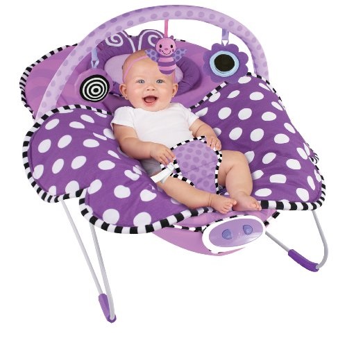 Sassy Cuddle Bug Bouncer, Violet Butterfly, only $28.26