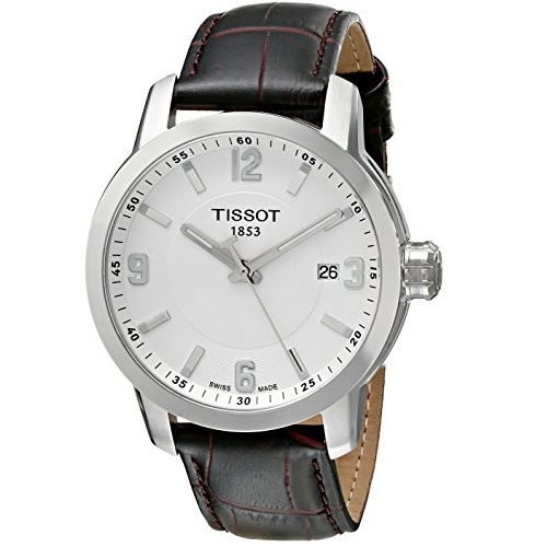 Tissot Men's T0554101601701 PRC 200 Analog Display Swiss Quartz Brown Watch, only 	$248.00 , free shipping