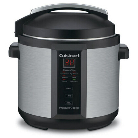 Cuisinart CPC-600 1000瓦不鏽鋼電高壓鍋（官網翻新版）原價$185.00，現僅售$49.99