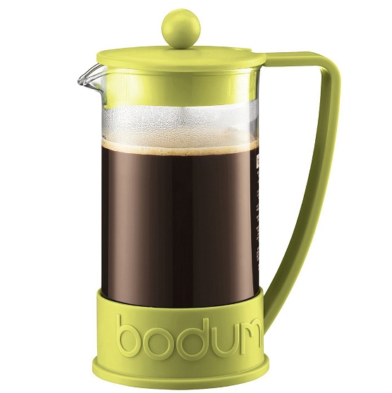 Bodum Brazil French Press 1-Liter 8-Cup Coffee Maker, 34-Ounce, Green,only $16.99