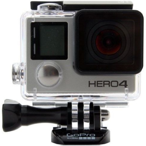 GoPro HERO4银色版小型运动摄影机CHDHY-401 $319 免运费 中国用户还可使用折扣码再优惠$30