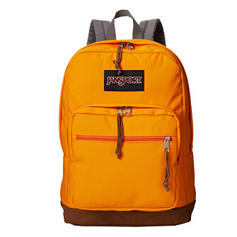 JanSport杰斯伯Right Pack时尚双肩背包 橘色 用码后$26.99
