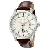 Seiko Men's SUN041 Stainless Steel Watch with Brown Band $157.49 FREE Shipping