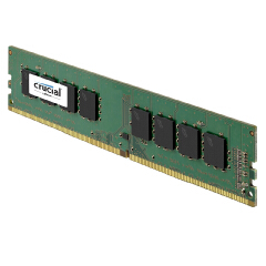 Crucial 4GB DDR4 2133MT/s台式机内存 $19.99