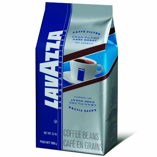 史低价！意大利第一品牌Lavazza焦炒咖啡豆，2.2磅/袋，点击Coupon后仅售$12.78，免运费