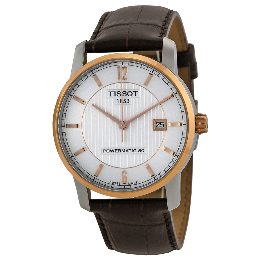 Tissot Men's T0874075603700 T-Classic Analog Display Swiss Automatic Brown Watch  $499.00